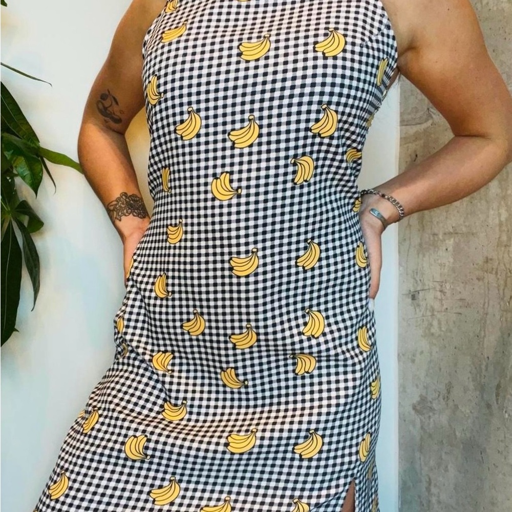 🍌Checkered dress 🍌
